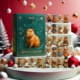 thumbnail image 4 of Capybara,Capybara Advent Calendar 2025,Capybara Advent Calendar24 Days Christmas Advent Countdown Calendar With 24 Pcs Capybara Ornaments, Chill Daily Surprises, 2D Acrylic Capybaras Ornaments, 4 of 8