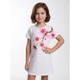 thumbnail image 3 of Girls Easy-Wearing Dress Relaxed-Fit Short Sleeve Casual Elegant Dress Daily Style for Little Girls Age 5-10 Holiday Style, 3 of 6