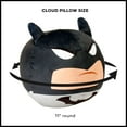 thumbnail image 4 of Batman Warner Bros Grey Detective Round Plush Cloud Pillow, Entertainment for Kids, 4 of 7