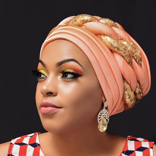 pitrice Turban Africain pour Femmes, Foulard à Sequins, Bonnet, Rouge Pastèque