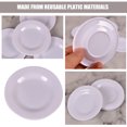 thumbnail image 2 of 6pcs Miniature Doll House Decorative Plate Model Plastic Plate Model Doll House Tableware, 2 of 9