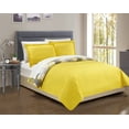 thumbnail image 2 of Chic Home Chase 3-Piece Abstract Quilt Set, Queen, Yellow, 2 of 6