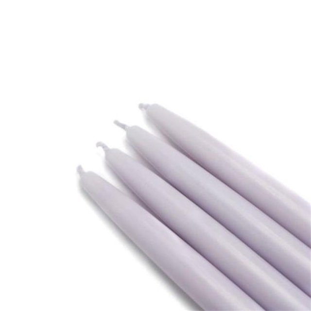 Bougies Coniques de 6 Po, Lavande - 12 Pcs