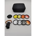 thumbnail image 1 of Saricho Reef Coral Lens para teléfono, lente de arrecife para cámara de teléfono inteligente, 11 kits en un conjunto completo de lentes de filtro de arrecife de coral, 1 estuche antipolvo, 2 clips, 8, 1 of 5