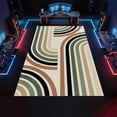 thumbnail image 3 of Modern Mid-Century Art Rug 4x6ft Area Rugs Minimalist Colorful Stripes Rugs Ultra Soft Washable Non Slip Carpet for Bedroom Living Room Study Room Office Home Decor Mats, 3 of 6