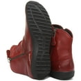 thumbnail image 4 of Josef Seibel Naly 24 Women's Leather Casual Ankle Boot With Side Zips In Carmin Size 8, 4 of 6