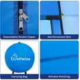 thumbnail image 3 of WolfWise Portable Pop Up Privacy Shower Tent Spacious Changing Room for Camping Hiking Beach Blue, 3 of 7