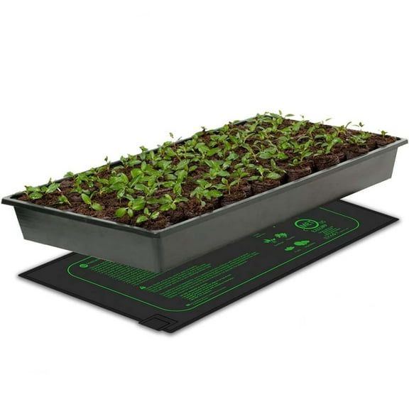 Chmadoxn 10"x 20.75" ling Heat Mat,Warm Hydroponic Heating Pad for Germination, Indoor Gardening, Greenhouse Heating Pad, Heating Pad, Germination and Growth Pad