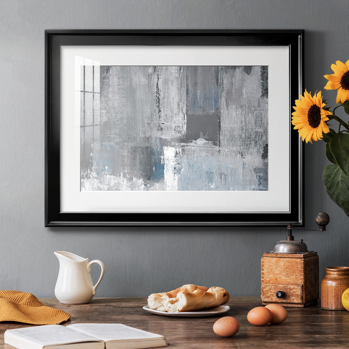 Tranquil Blues Premium Framed Print - Ready to Hang