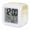 Yellow, variant on Blue Polka Dot Digital Alarm Clock for Bedrooms, Smart LED Alarm Clock with 7 Color Changing Night Light, Abstract Modern Art Dots Watercolor Silent Wake Up Clocks for Sleep Study Cooking 3.2"x3.2"