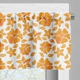 thumbnail image 5 of Ambesonne Garden Valance & Curtain, Hibiscus Flourish, 55"x45", Orange White, 5 of 6