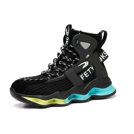 Steel Toe Boots for Men Lightweight Nonslip Work Shoes Anti-pierce Industrial Safety Sneakers Outdoor Hiking Boots