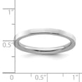 thumbnail image 2 of Sterling Silver Rhodium Polished Ring, 2 of 6