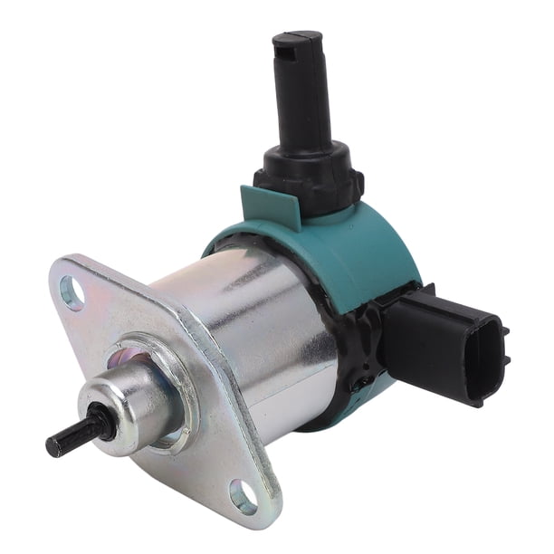 Válvula Solenoide De Cierre, Válvula De Parada Del Motor aleación De Aluminio Sensible ABS Tamaño Estándar 17208 60016 Resistencia A La Corrosión 12 V CC Para D1005