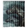 thumbnail image 1 of YUSDECOR Ensemble de Rideau de Douche Imperméable avec Crochets Accessoires de Salle de Bain Taille 60x72 Pouces, 1 of 2