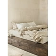 thumbnail image 2 of Pavish Export Linen Duvet Cover In Beige Natural Soft Linen Bedding Donna Quilt Cover Set And 2 Pillow Cover Sham Queen, 2 of 5