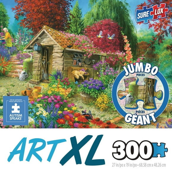 Sure-Lox 300 Piece Art XL The Garden Shed Puzzle