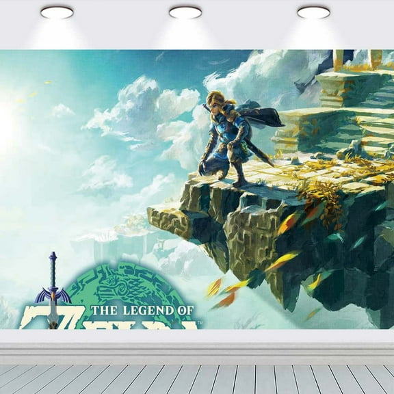 The Legend of Zelda school Taspestry Wall Decor Birthday Banner Backdrop Background Party Supplies Poster Fans