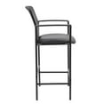 thumbnail image 5 of Home Square 2 Piece Mesh-Back Counter Stool Set with Arms in Black, 5 of 7
