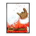 thumbnail image 3 of Designart Christmas Holiday Fancy Santa Claus VI Traditional Floating Frame Wall Art, 3 of 4