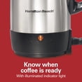thumbnail image 2 of Hamilton Beach Stainless Steel 12-Cup Coffee Percolator, 2 of 7