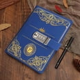 thumbnail image 7 of Notebook A5 Lockable Vintage Journal Combination Lock Diary PU Leather Lined Thick Paper 200 Pages Business for College Office Privacy by Xuniizn, 7 of 7