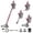 Classic Purple, variant on Alvoryn Cordless Vacuum Cleaner, 40kPa/600W, 40 Minutes of Runtime, Stick and Handheld Vacuum
