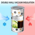 thumbnail image 2 of 20oz Coffee Tumblers White Cosmic Pattern Stainless Steel Vacuum Insulated Travel Tumbler Coffee Cups Mug with Lid and Straw with Cleaning Brush for Cold & Hot Drinks, 2 of 5