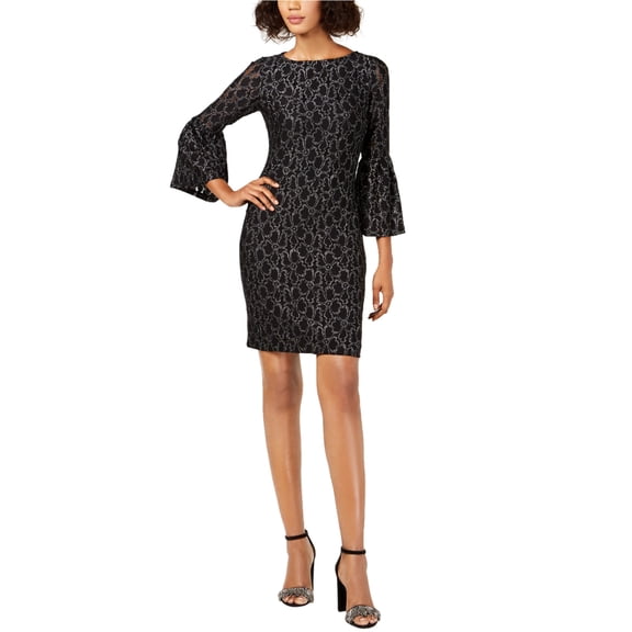 American Living Womens Shivani Cocktail Dress, Black, 6