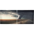 thumbnail image 3 of Coolnuti Tornado Highway Storms Valances for Windows 24 Inch Small Window Blackout Valance Curtains Rod Pocket Window Curtains Treatment for Kitchen Bathroom Cafe, 1 Panel Home Decor, 3 of 7