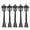 A, variant on Desktop Ornament 5 Pack Miniature Street Lamp Model Railroad Post Lamp Black Outdoor Lighting Accessory for Dollhouse and Fairy Garden Décor