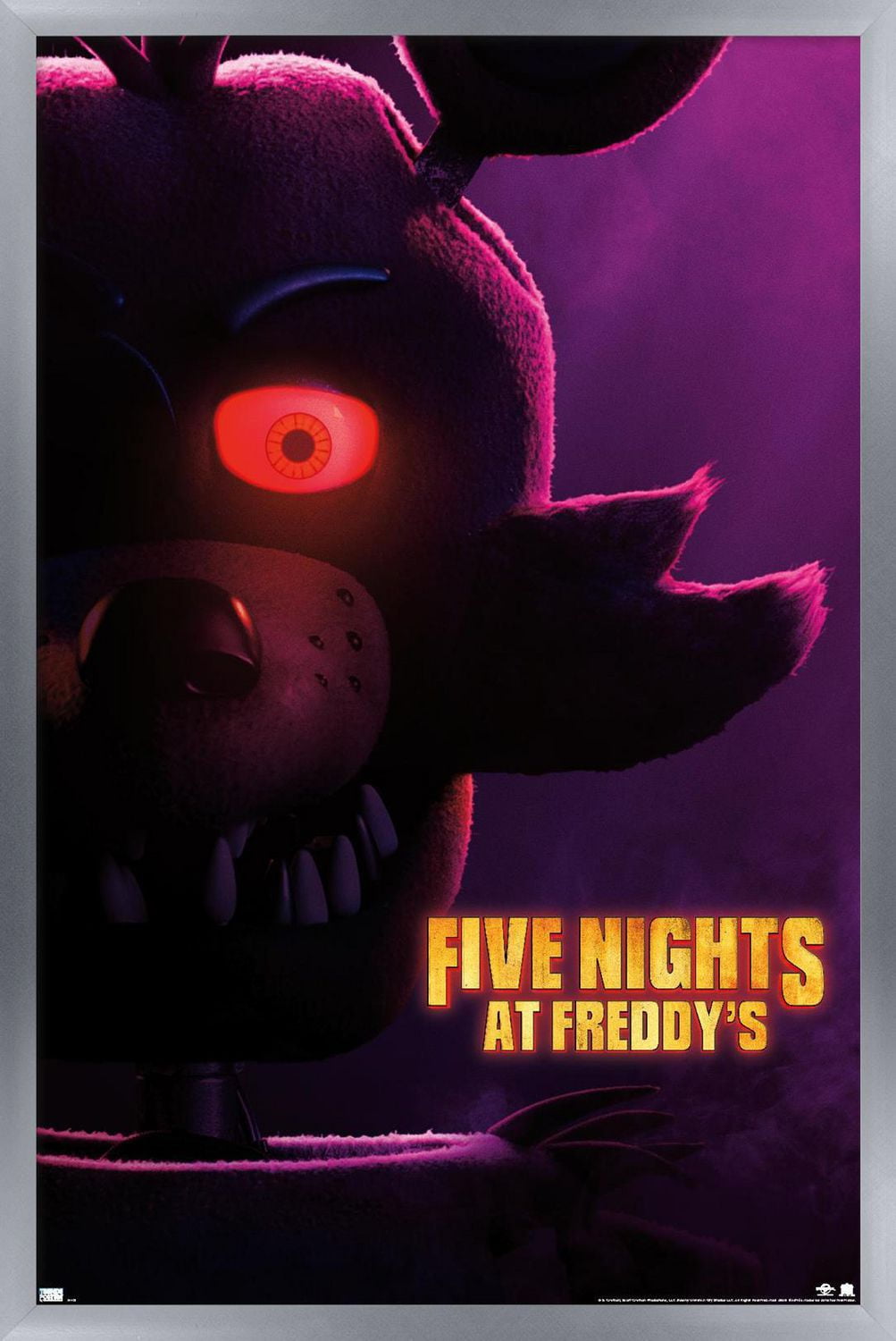 Five Nights at Freddy's Movie - Foxy One Sheet Wall Poster, 22.375" x 34"
