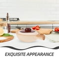 thumbnail image 3 of Ceramic Soup Pot With Lid Terracotta Pan Stew Pots Cooking Casserole Dishes Kitchen Cookware For Pasta Medicine Preparation, 3 of 8