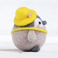thumbnail image 4 of Cute Penguin Pattern Handmade DIY Poke Wool Felts Material Production Package, 4 of 6