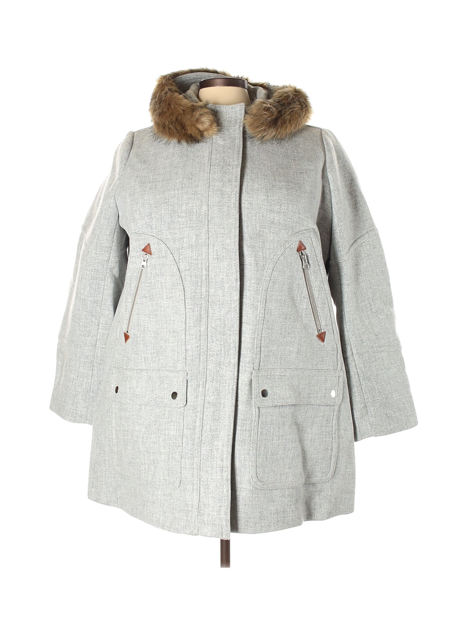 j crew plus size coats