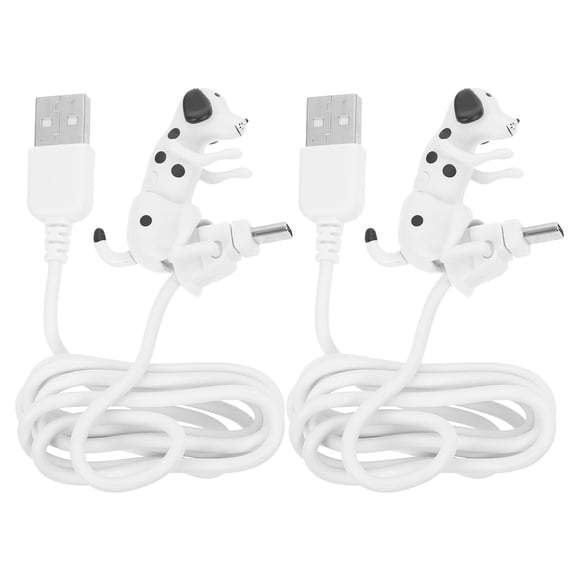 Miangastore Smartphone USB Cable Chargers White 2Pcs 1.8In X 1.8In X 0.8In