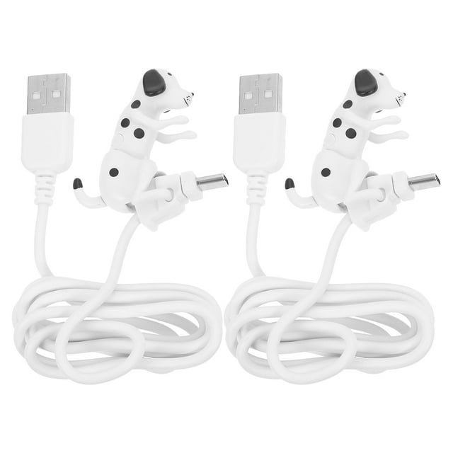 Miangastore Smartphone USB Cable Chargers White 2Pcs 1.8In X 1.8In X 0.8In