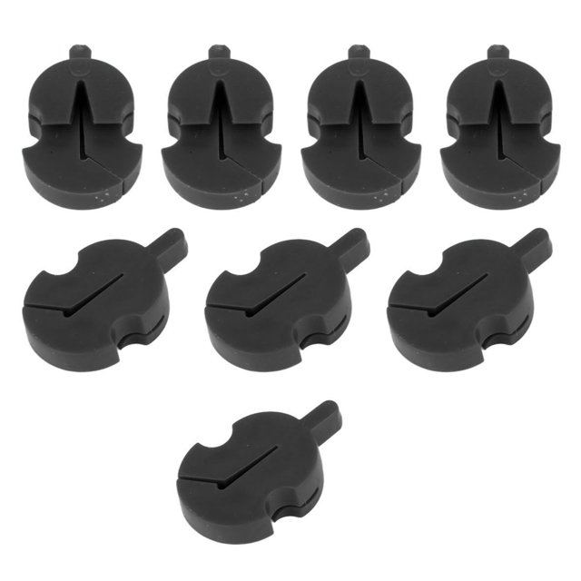 8Pcs Single Hole Violin Mute Rubber Practice Mute Musical Accessory Parts For Lower The Volume Of The Instrument