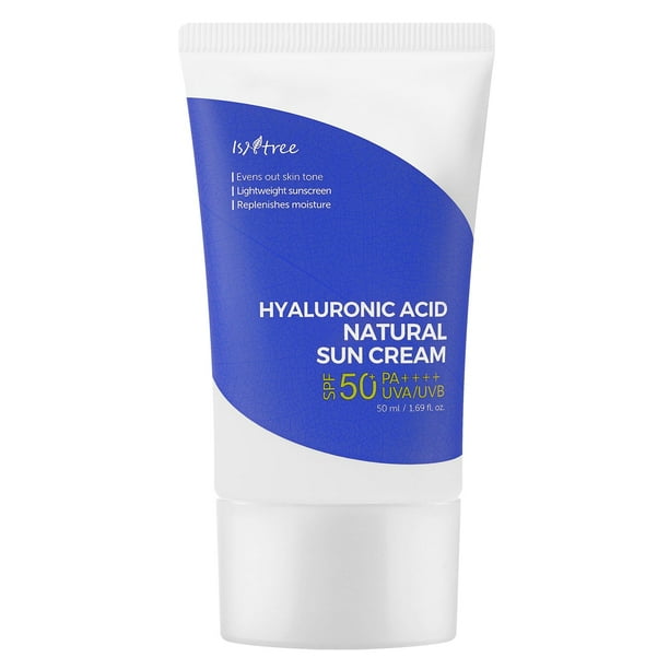 Isntree Hyaluronic Acid Natural Sun Cream Moisturizing Sunscreen, SPF