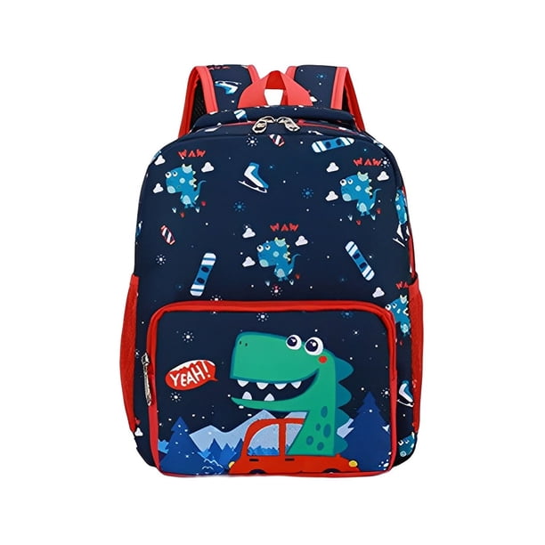 Qarigey para niños con cremallera impermeable, para niños, bolso de hombro, ajustable con compartimentos, soporte de Mochilas Rojo Qarigey AP013990-02