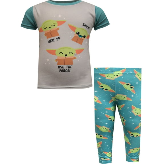 AME Sleepwear Boys Star Wars Mandalorian Grogu Baby To Do List Toddler Pajama (3T)