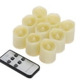 thumbnail image 3 of Mistaha LEDs Electronic Candle Light Kit Set Flameless Design Tea Lamp 9 PCS with Remote, 3 of 8