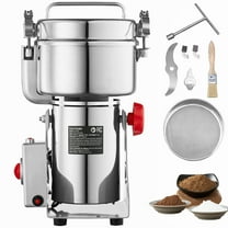 KFFKFF 1000g Electric Grinder for Grains, 3000W Speedy Commercial Herb Grinder, Swing Type, Stainless Steel, for Dry Spices, Cereals, Coffee, Corn, Pepper