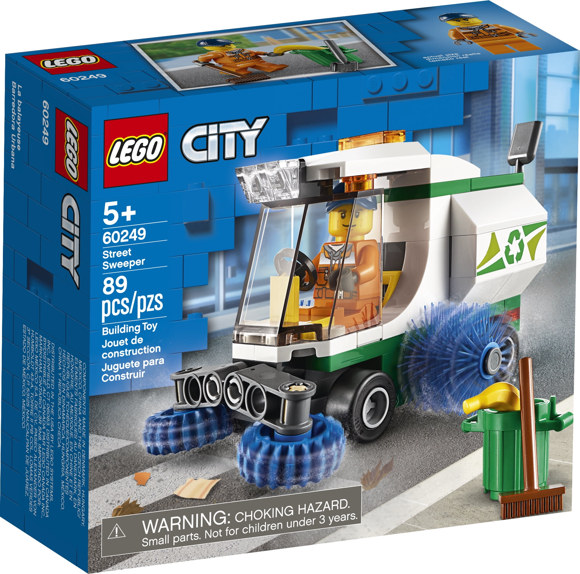 LEGO City Street Sweeper 60249 Toy for Kids Pieces) - Walmart.com