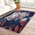 thumbnail image 1 of White Tiger Rug 4x5 Area Rugs for Bedroom Living Room, Wild Animal Area Rug, Tiger Carpet Machine Washable Non-Slip Rug, Soft Low Pile Area Rug, Indoor Decorative Rugs d&ip116, 1 of 6