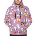 thumbnail image 2 of Bingfone Lovely Animals Men's Drawstring Hoodie Long Sleeve Pocket Sweatshirts-Medium, 2 of 6