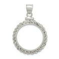 thumbnail image 1 of Sterling Silver 21.1 x 2mm $0.05 Rope Coin Bezel Pendant, 1 of 3