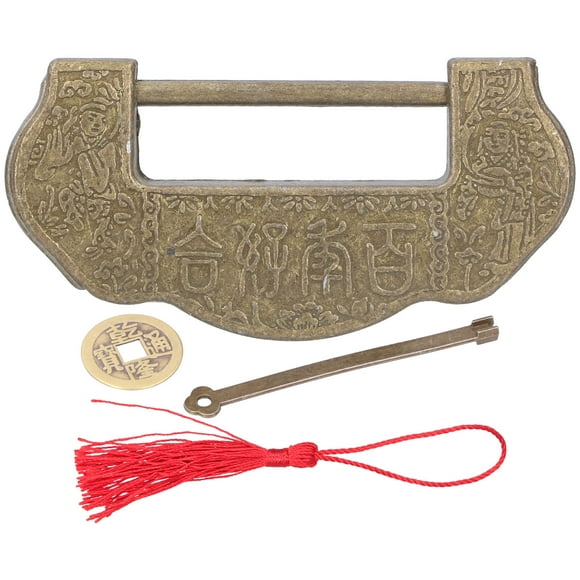 Antique , Door Lock Retro-looking For Gift Tool Boxes For Wooden Jewelry Boxes For Cabinet Doors Antique Brass Color