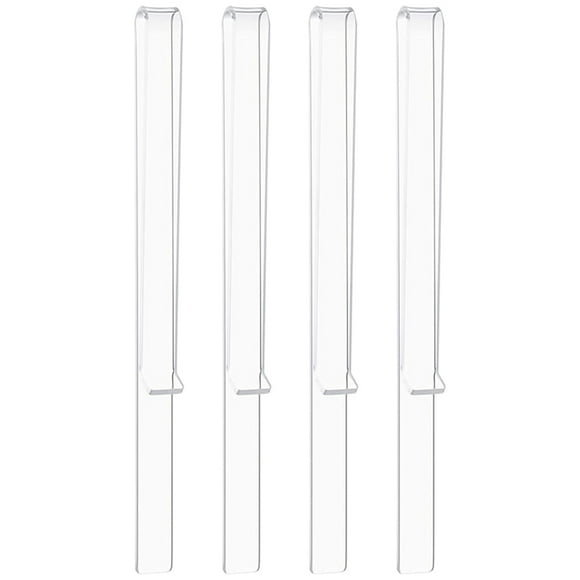 Miangastore Music Stand Page Holders Acrylic Clear Design 2 Pairs 8.45x0.59in