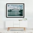 thumbnail image 2 of Hell's Gate Bridge 01 - Queens New York Photography Bridge Architecture Water Cityscape Scenic Travel Poster Harbor Black Framed Wall Art Print 5 x 7 inches, 2 of 3